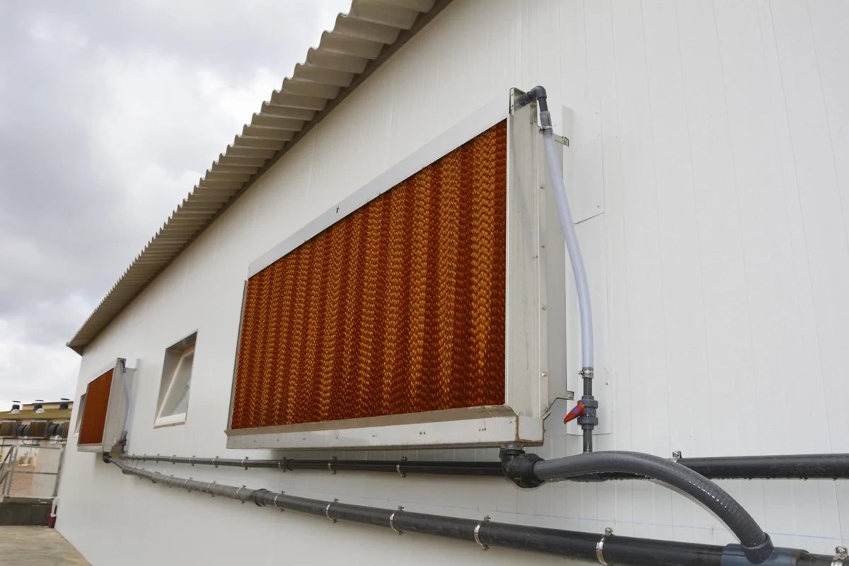 Nave ganadera en Saladillo - instalación de control GESPROGA
