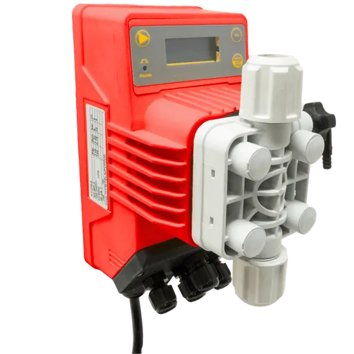 Bomba dosificadora electromagnética digital para tratamiento y medicación de agua en ganadería