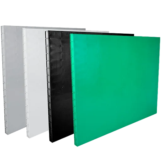 Paneles semi-abiertos (negro, verde, gris, blanco) 1200x1000/a medida