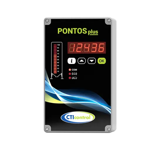 PONTOS Plus caja de sumas digital con pantalla para pesaje de silos