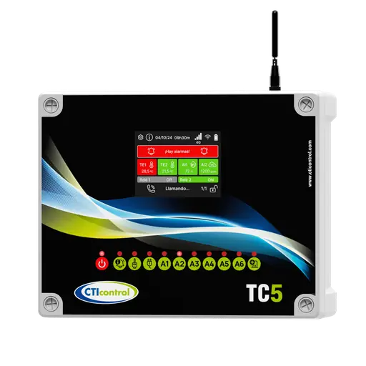 Sistema de alarmas y monitorización TC5 para granjas e invernaderos